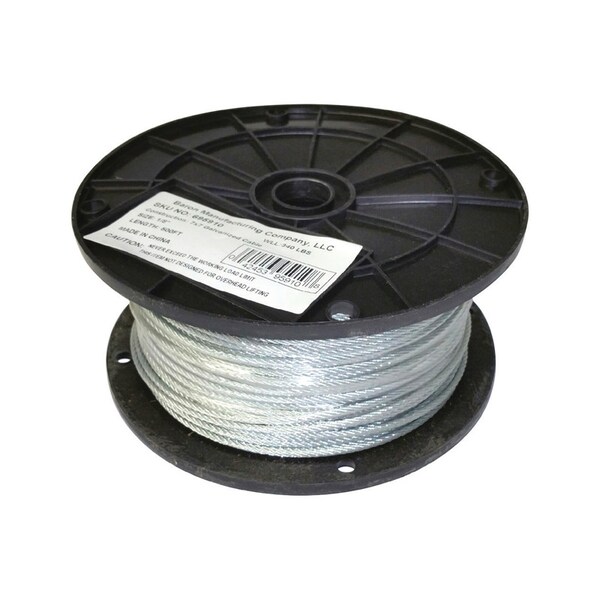 Baron Baron Galvanized Galvanized Steel 1/8 in. D X 500 ft. L Cable 695910 - main
